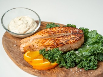 Рыбный стейк «Бабочка»