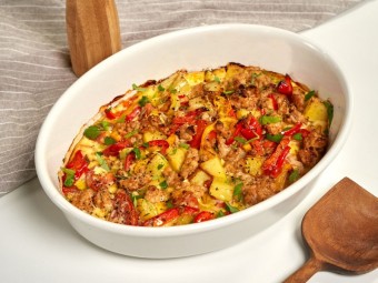 Мусака с мускатным орехом