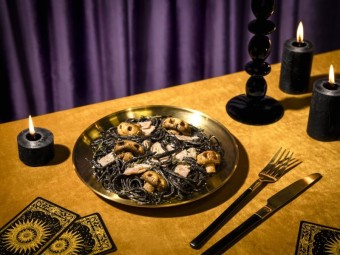 Грибная паста с черепами