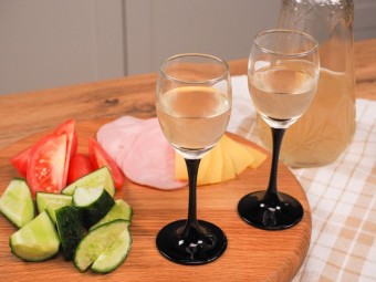 Самогон на сушеных яблоках