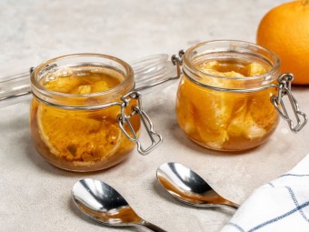 Мандариновые дольки в коричном сиропе