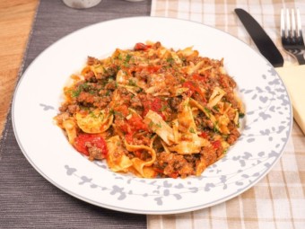 Лазанья на сковороде