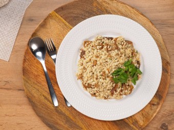 Ризотто с белыми грибами