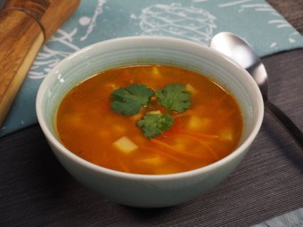 Суп с нутом и свининой