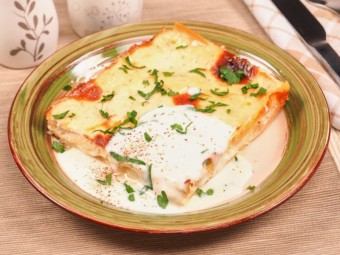 Лазанья с сыром