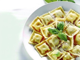Домашние равиоли с рикоттой и шпинатом