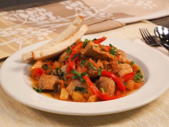 Индейка в кисло-сладком соусе