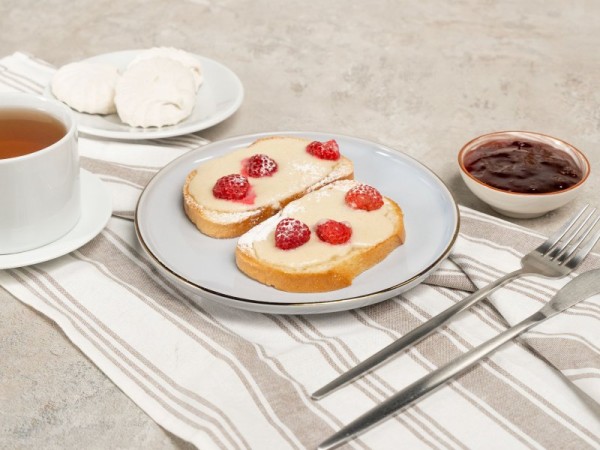 Тост с зефиром