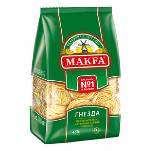 Макароны Makfa Гнезда 450г