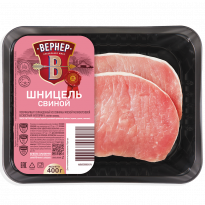 Шницель ВЕРНЕР свиной охл. 400г