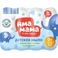 Детское мыло АМА МАМА 4Х75г