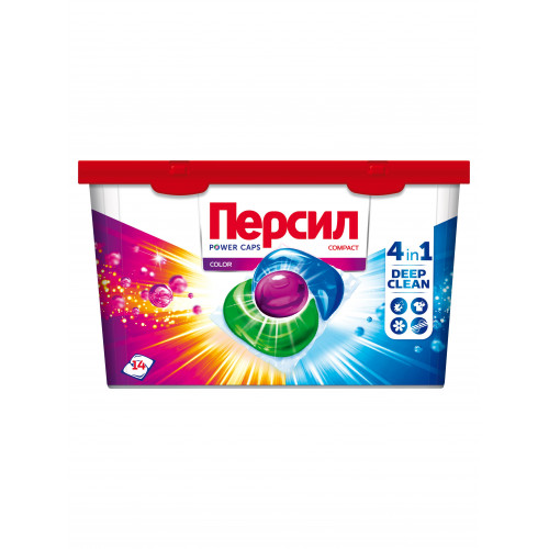 Капсулы для стирки Persil Power Сaps Сolor 14 шт