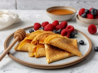 Ароматные блинчики с корицей