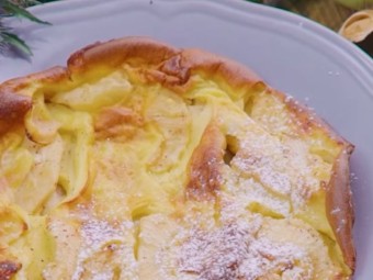 Немецкий яблочный блин