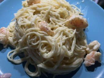 Паста с креветками