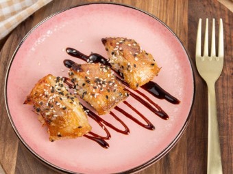 Кусочки окуня в соусе терияки