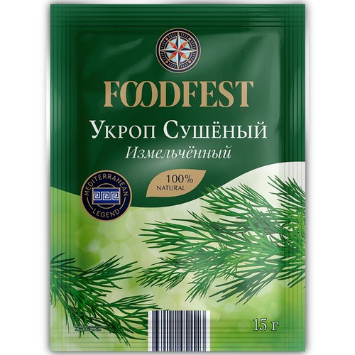 Укроп FOODFEST сушеный 15г
