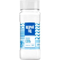 Соль ЩЕДРЫЙ ГОД пищевая выварочная экстра 500г