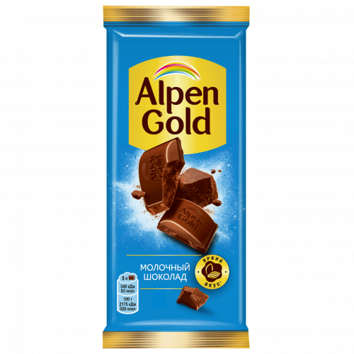 Шоколад Alpen Gold молочный 80г