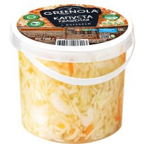 Капуста GREENOLA квашеная шинкованная с морковью 700г