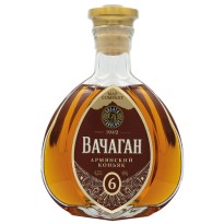 Коньяк ВАЧАГАН армянский выдерж. КВ 6 лет 40% 0.25л