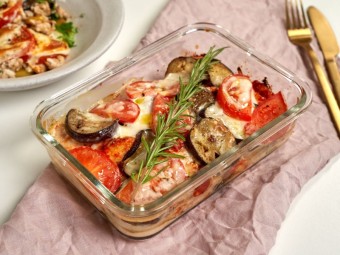 Мусака с курицей