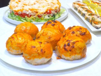 Куриные «бомбочки» с рисом и жюльеном. Здоровое питание с Ольгой