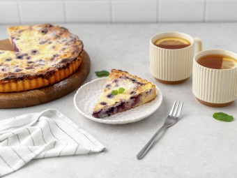 Черничный чизкейк