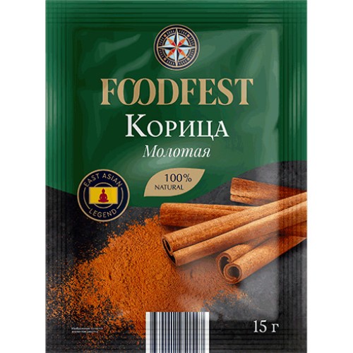Корица FOODFEST молотая 15г