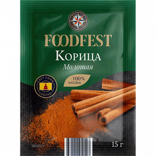 Корица FOODFEST молотая 15г