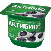 Биойогурт Актибио с черносливом обог. 2.9% 130г