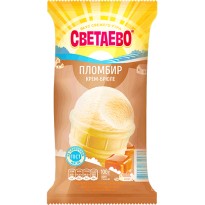 Мороженое СВЕТАЕВО пломбир крем-брюле в в/стаканчике 14% 100г