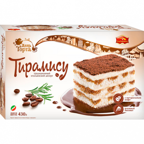 Торт Черёмушки Тирамису 430г