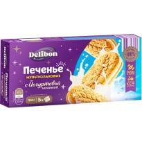 Печенье DELIBON мультизлаковое с йогурт. начинкой 283г