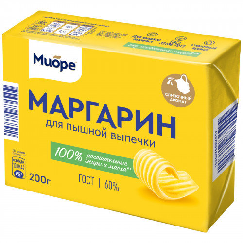 Маргарин МИОРЕ 60% 200г