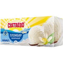 Мороженое СВЕТАЕВО пломбир ванильный 15% 250г