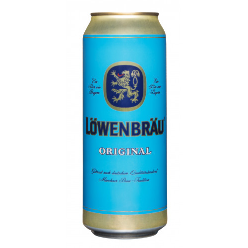 Пиво Löwenbräu Оригинальное светлое 5.4%. 450мл