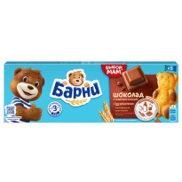 Пирожное Медвежонок Барни бисквитное с шоколад. нач. 150г