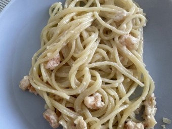 Паста с креветками