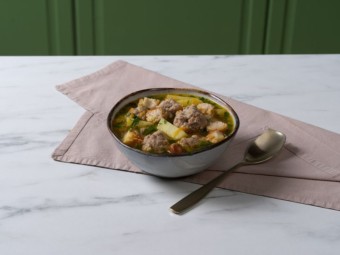 Суп с фрикадельками в мультиварке