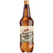 Пиво BML Светлое нефильтров. 4.7% 1.2л