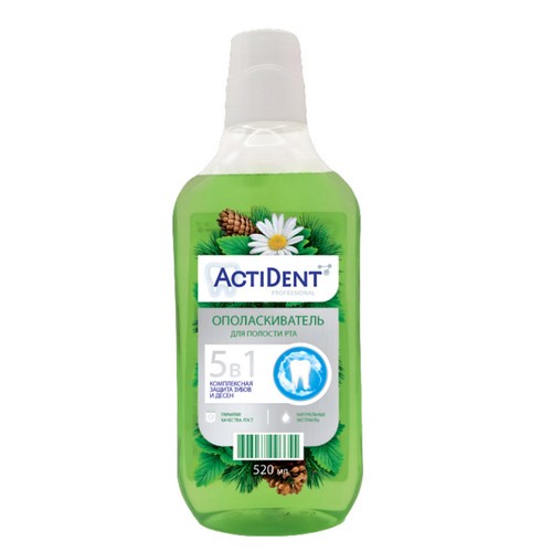 Ополаскиватель ACTIDENT Professional 520мл