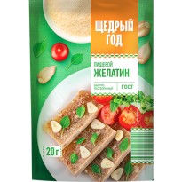 Желатин ЩЕДРЫЙ ГОД пищевой 20г