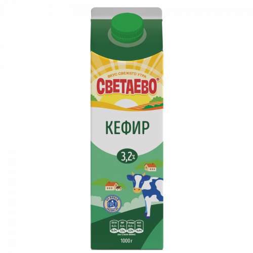 Кефир СВЕТАЕВО 3,2% 1л