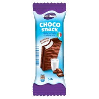 Пирожное DELIBON бисквитное с цел/молоком глазир. 30г