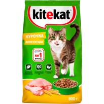 Сухой корм Kitekat курочка аппетитная для кошек 800г