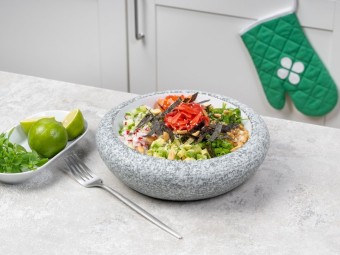 Поке с семгой и соусом «Никкей»