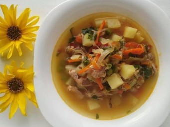 Гороховый суп с бараниной