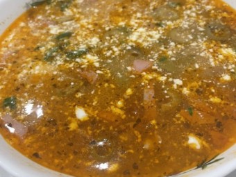 Колбасный суп «Мирино»