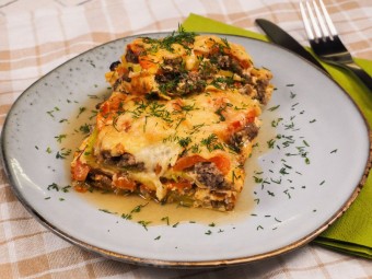 Лазанья из кабачков